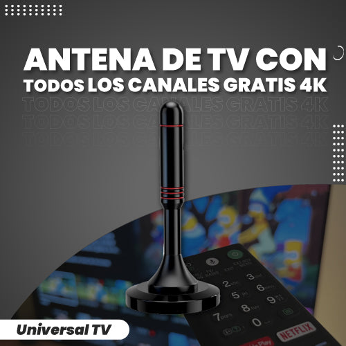 ANTENA HDTV 4K / +12 mil canales